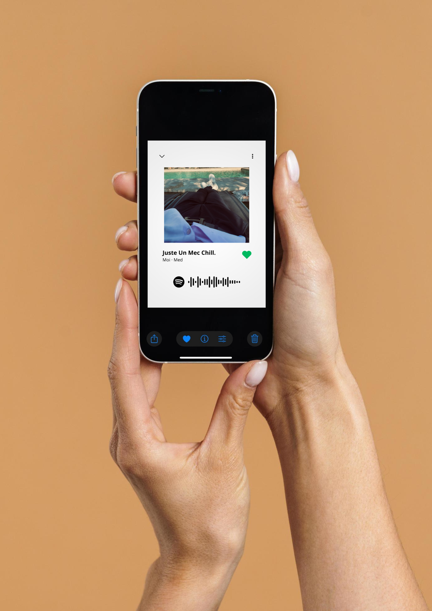 Affiche numérique personnalisée et cadre photo décoration intérieur design épuré