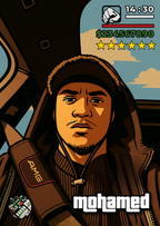 Affiche photo personnalisé style jeu vidéo GTA avec mini-map radar et interface HUD complète cadeau pour amis.