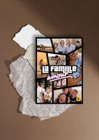 Affiche photo personnalisé avec photos style GTA idée de cadeau