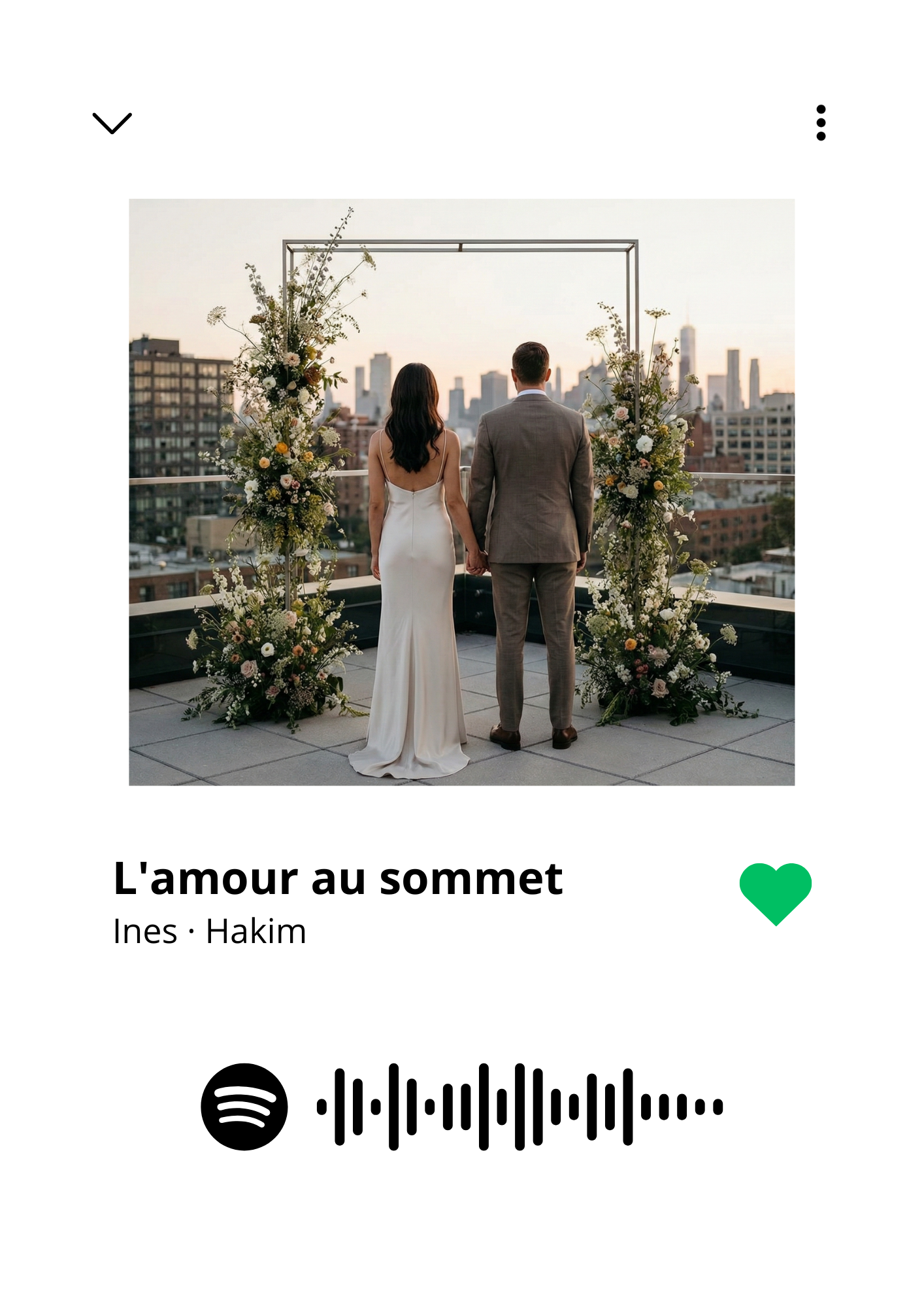 Affiche musicale personnalisée et cadre photo décoration intérieur design épuré