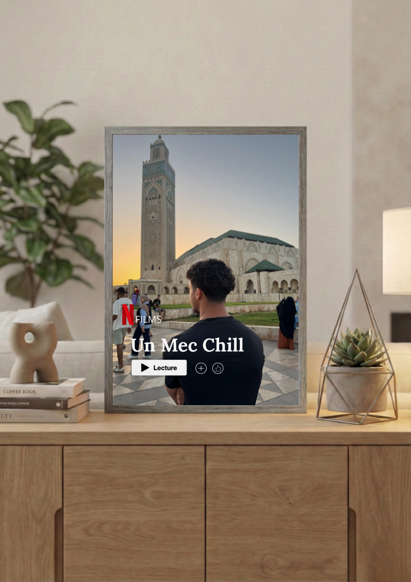 Cadeau personnalisé pour couple ou mariage : un cadre photo personnalisé avec prénoms et date.