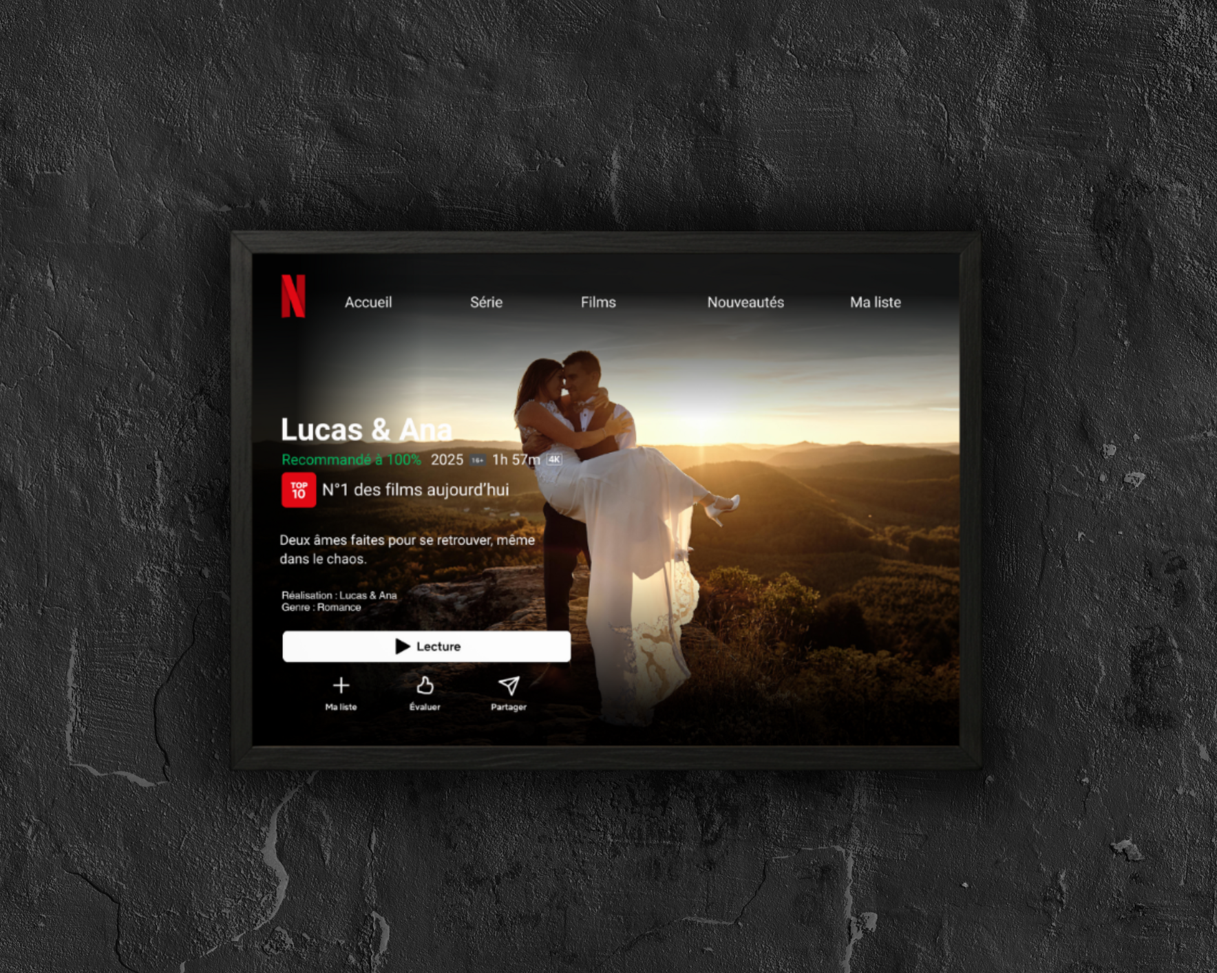 Cadre photo personnalisé, une idée de cadeau parfaite ou juste pour soi-même.