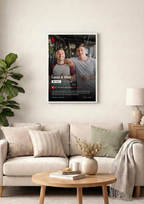 Cadre photo style Netflix personnalisée avec photo, cadre photo décoration murale salon, idée cadeau.