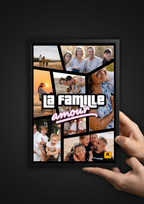 Cadre photo personnalisé avec photos style GTA idée de cadeau